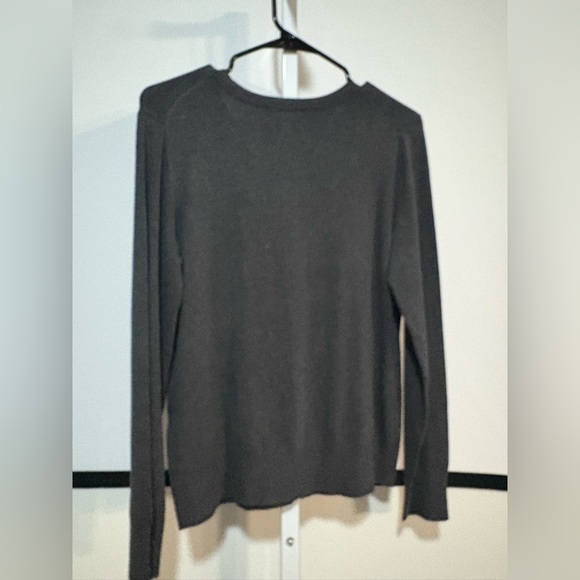 Charter Club Embellished Puff-Sleeve Sweater Black Size Medium - Picture 3 of 4